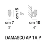 Инсталляция Бра Damasco — изображение 2