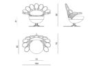 Кресло Visionnaire Pavone Armchair — изображение 5